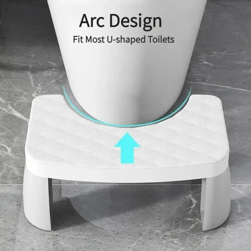 New Toilet Squat Stool Removable Non-Slip Toilet Seat Stool Portable Squat Stool Home Multifunctional Bathroom Accessories 2024