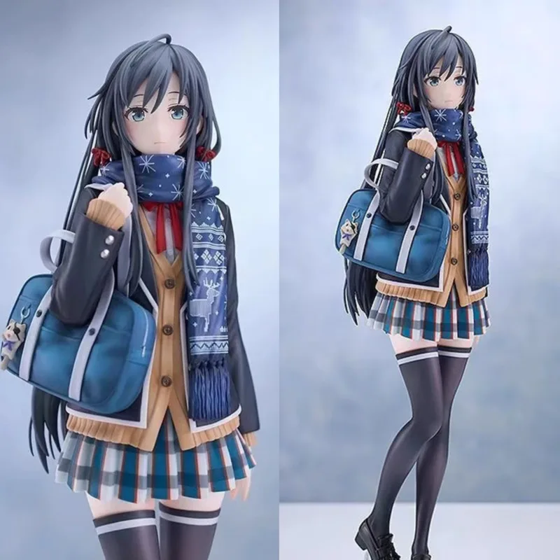 

The Snow Snow Model Uniform High School Students Girls Handmade Model High Quality Version Standing Under Anime Decoration Gifts