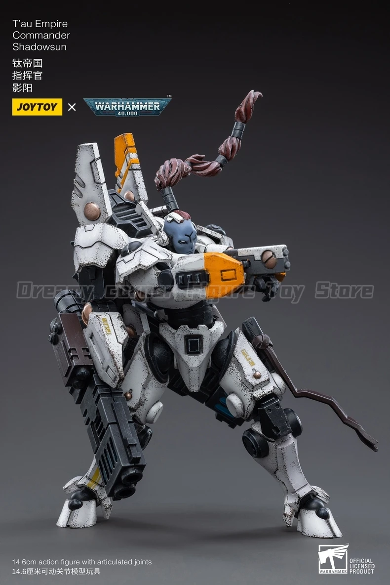 

【In Stock】JOYTOY Warhammer 40K T'au Empire Commander Shadowsun 1/18 Action Figure Models Toys