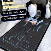 Ab Roller Wheel Exercise Mat Non-Slip Exercise Mat Abdominal Knee Mat 7mm Sound Insulation Floor Pad Thick Knee Pad For Women &