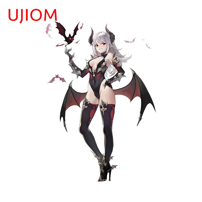 UJIOM Seductive Girl Wall Sticker Personality Artistical Eye Catching Elegant Graphics Decal Suitable For Smooth Surfaces