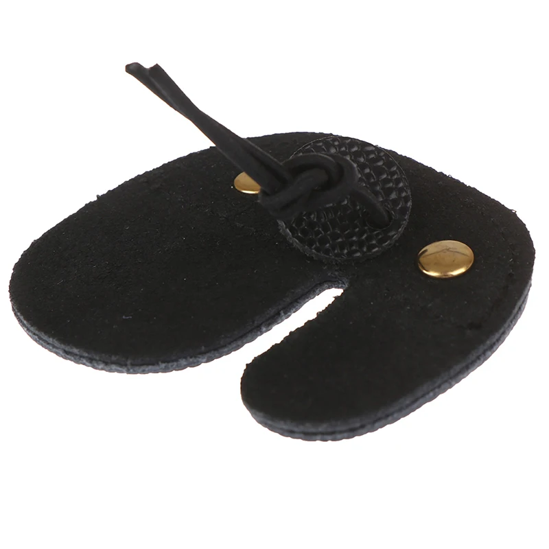 

1 шт., кожаная защита для пальцев для стрельбы из лука, защитная накладка для перчаток, защита для стрельбы из лука