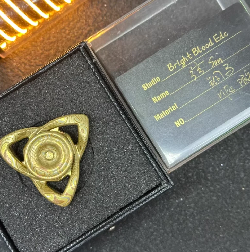 Jouet de décompression EDC BB Mokume sin spinner d'occasion