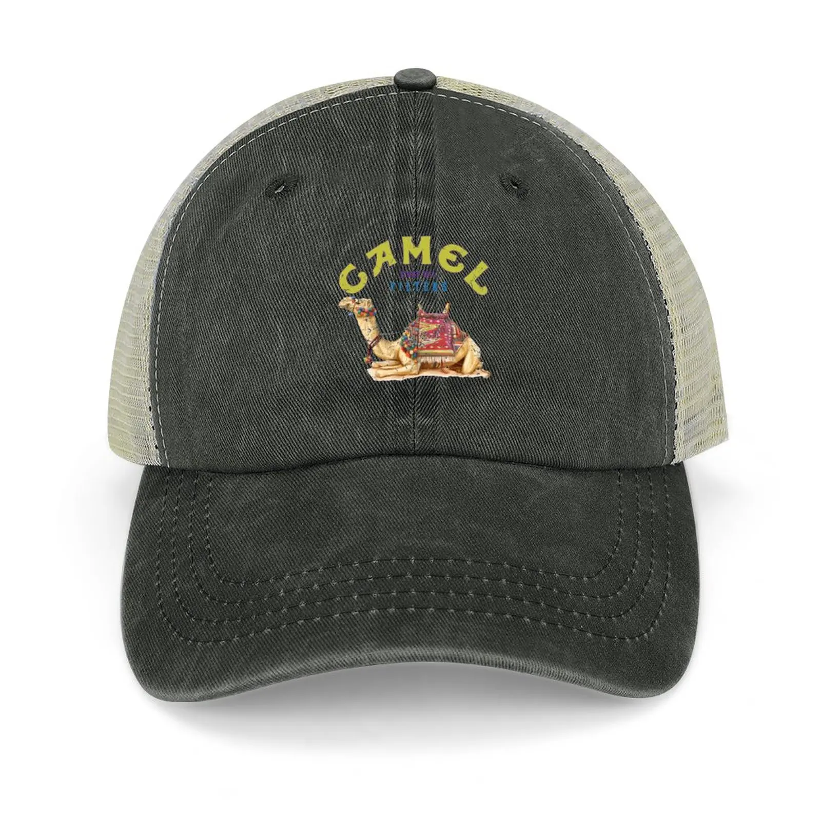 

Dromedary Camel Crush Cigarette Joe Camel Design Cowboy Hat Golf Hat Man Snapback Cap beach hat Women's Cap Men's