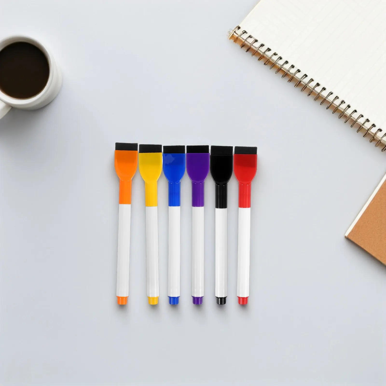 Magnetic Whiteboard Dry Erase Markers 24 Pack Fine Tip Colorful Erasable Pens for Kids Classroom Office
