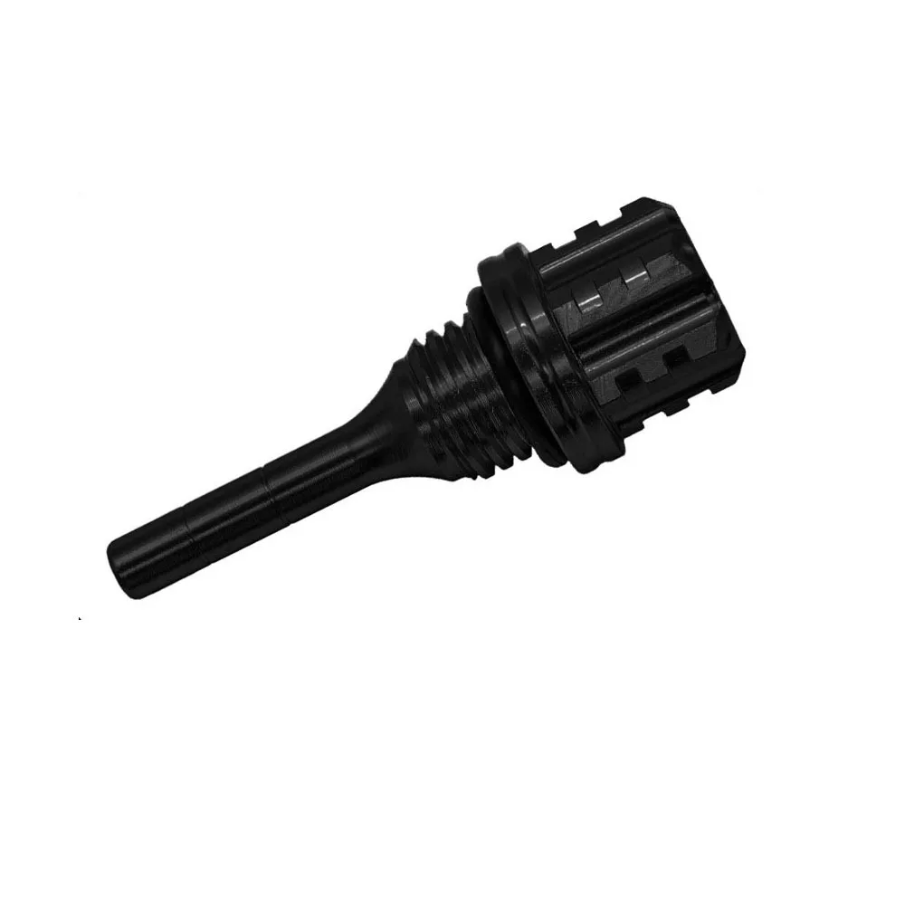 

CNC Aluminum Alloy Hexagon Plum Blossom Oil Dipstick Durable Plug Design Motorcycle Engine Oil Dipstick for GY6 BWS 125CC