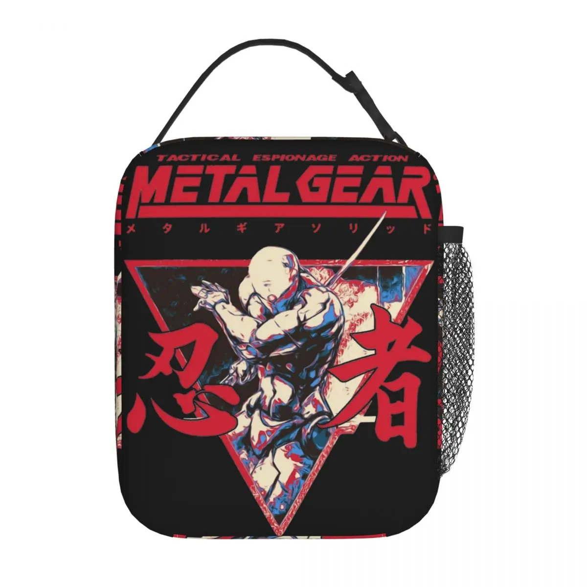 Metal Gear Solid Snakes Games Merch Insulated Lunch Bag For Office MGS1 Food Container Reusable Thermal Cooler Lunch Boxes