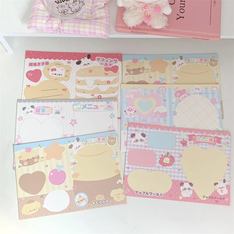 New 10PCS Fashion Cute Kpop 3-inch Photo Card Back Card Foldable Card Holder Fix Decor Paper Board DIY Packing Material
