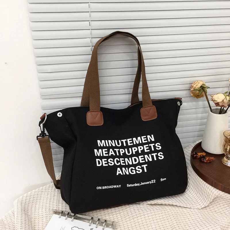 2022 New Top Quality Women Canvas Shoulder Bags Large Size Printed Letters Handbags Totes  Multifunctional bags Drop Shipping