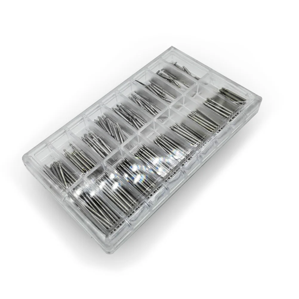 360 قطعة 6-23 مللي متر قضبان الربيع الفولاذ المقاوم للصدأ ل وصلات حزام (استيك) ساعة 18 أحجام الأذن الربيع دبوس مزيل طقم تصليح رابط مع حزام