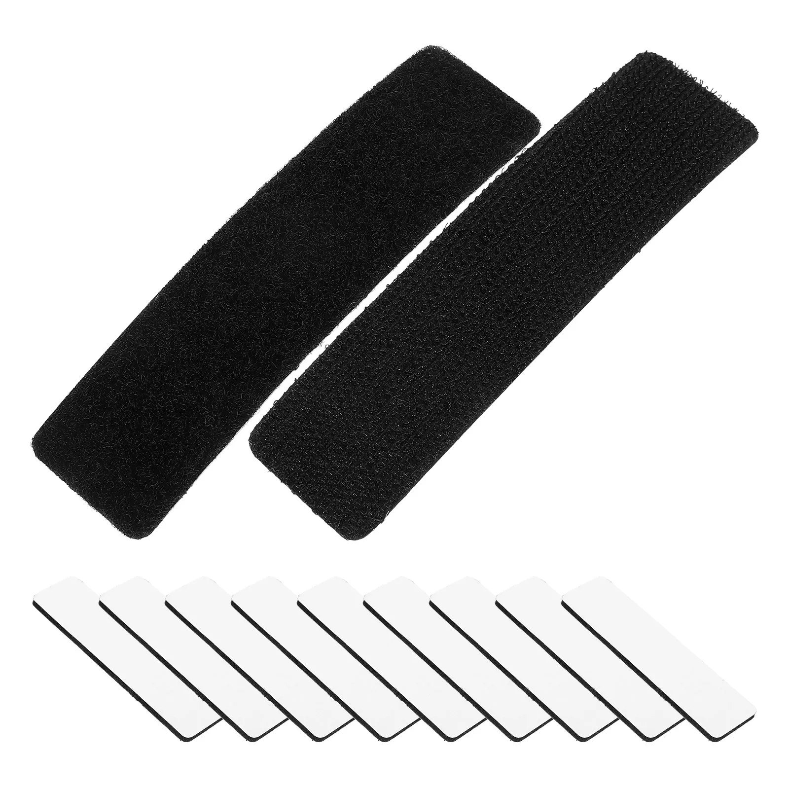 

100 шт., ремень-держатель для дивана, прочная клейкая лента для спины, квадратный полиэстер, ковер, двухсторонний крючок, петля, полоски, бытовые