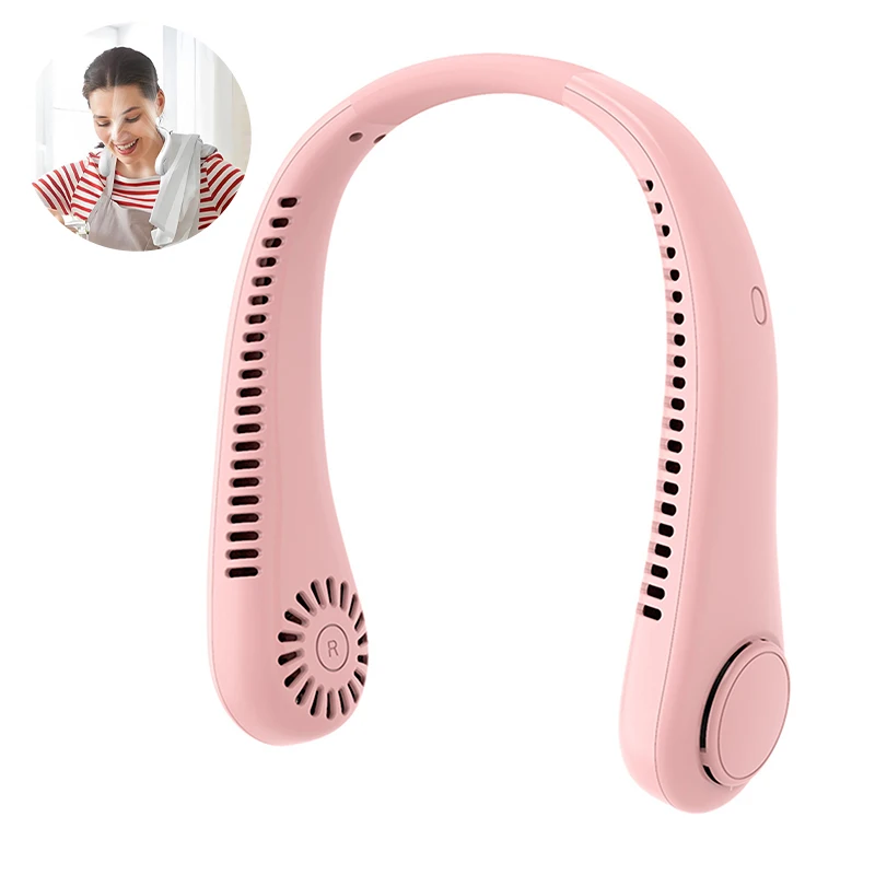Portable 3-Speed Wearable Neck Fan product image