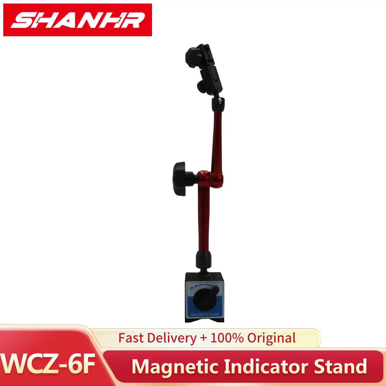 

Универсальная гибкая магнитная подставка SHANHR с креплением на магните для индикаторов часового типа, грузоподъемность 60 кг