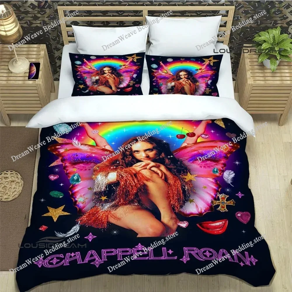 

3D Print Singer Chappell Roan Bedding Set Boys Girls Twin Queen King Size Duvet Cover Pillowcase Bed boys Adult Home Textile741