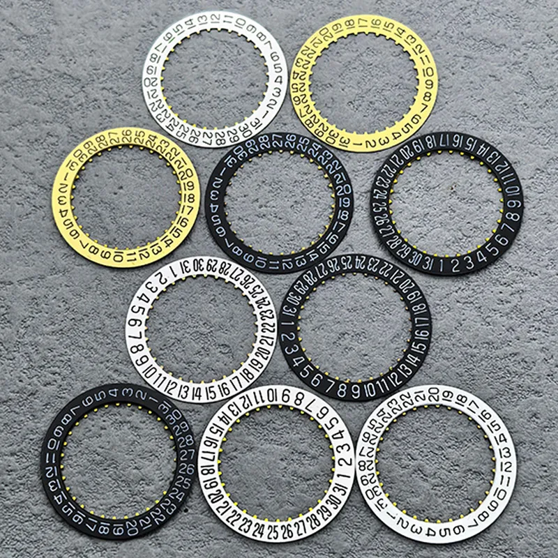 ETA 2824 2836 Date Wheel Dial Fit 2824 2892 2836 Movement Crown at 3.0/6.0 Day Date 3.0/6.0 Movement Wheel Dial Repair Parts