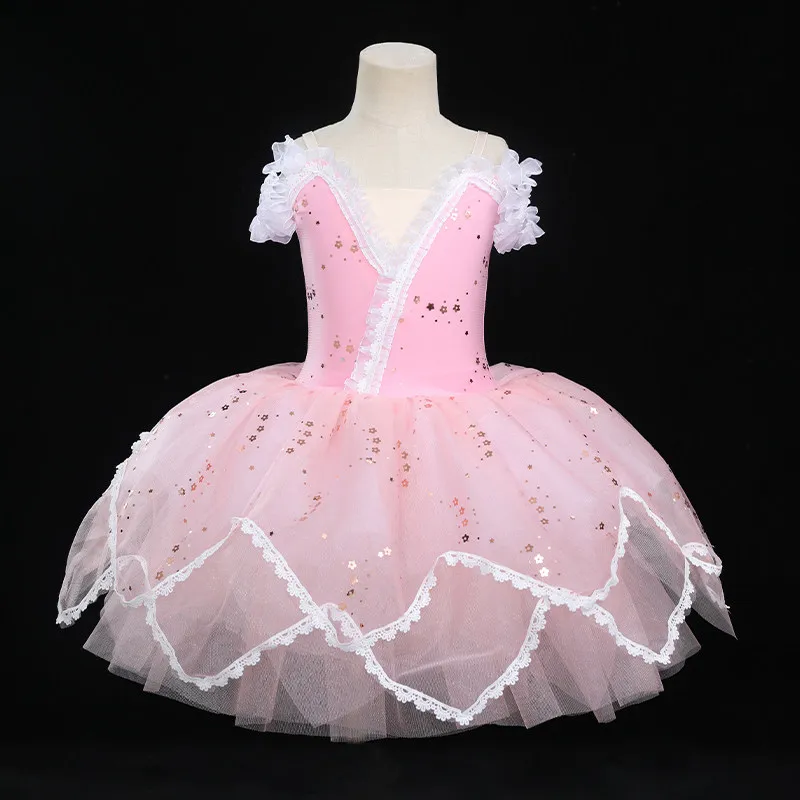 girls-light-blue-ballet-tutu-dress-white-ruffle-star-sequin-lace-trim-kids-ballerina-stage-performance-competition-dance-costume