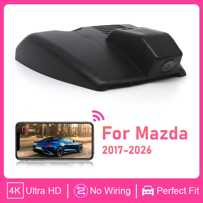 

Night Vision Car DVR Plug and Play 4K 2160P Dash Cam Camera Video Recorder DashCam for Mazda CX-30 CX-50 CX30 CX50 EV 2020-2022