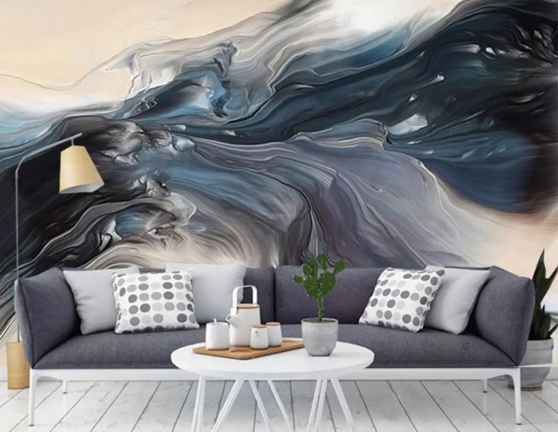 

Настенные обои под заказ, домашний декор, Фреска с мраморным светом, роскошный художественный фон для гостиной, телевизора