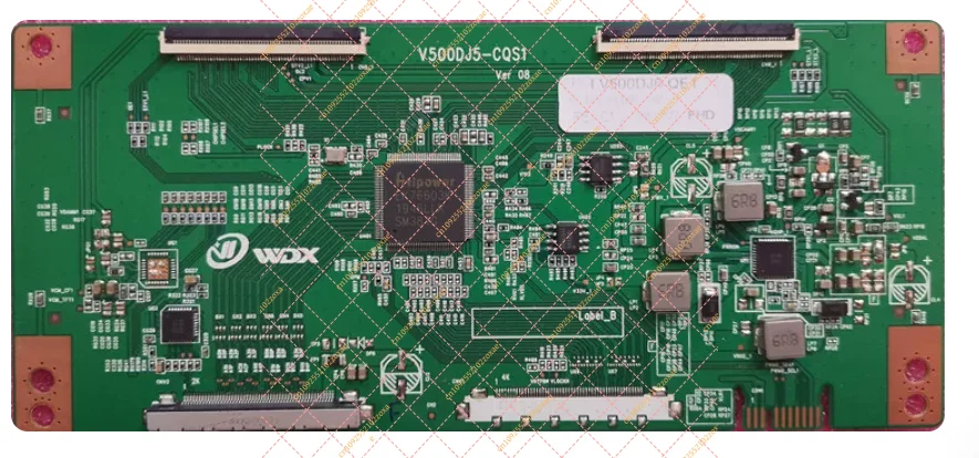 Placa lógica mejorada con puerto de cable de 60 pines, compatible con V500DJ5-CQS1 V580DJ4-QE1 V500DJ6-QE1
