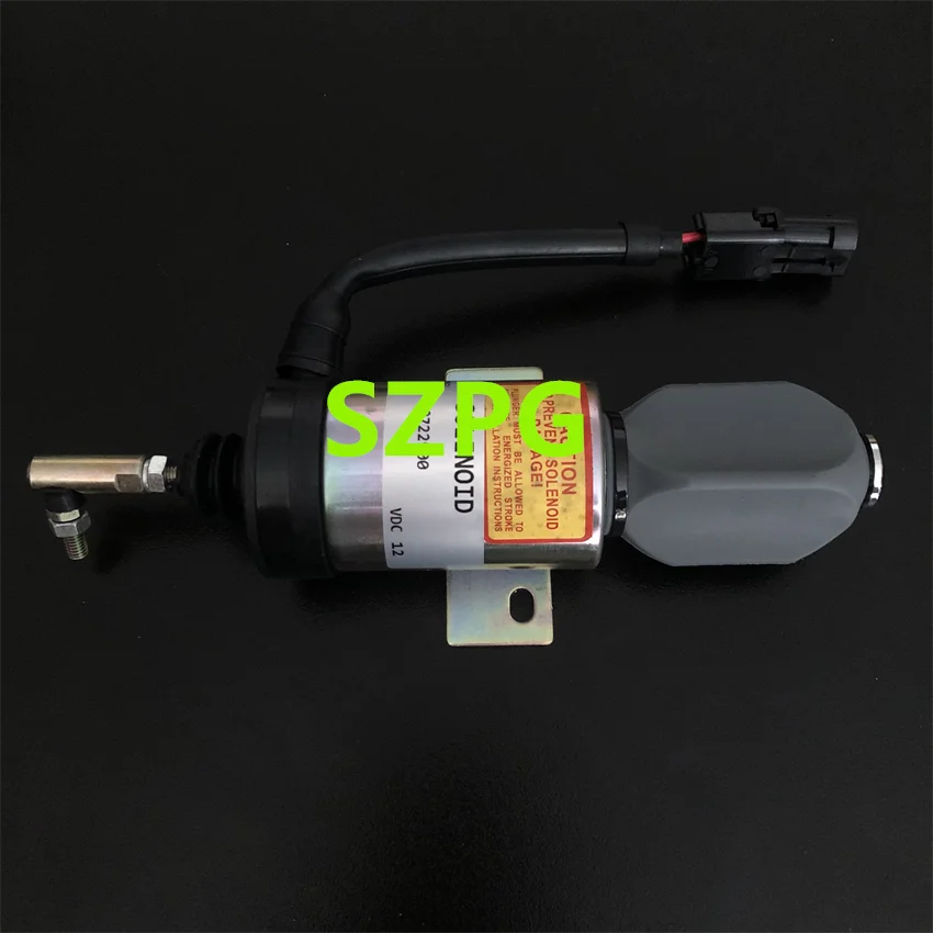 

89722900 Stop Solenoid Valve 12V Fits Excavator Tractor A650 A750 BH140 BH165 Diesel Engine