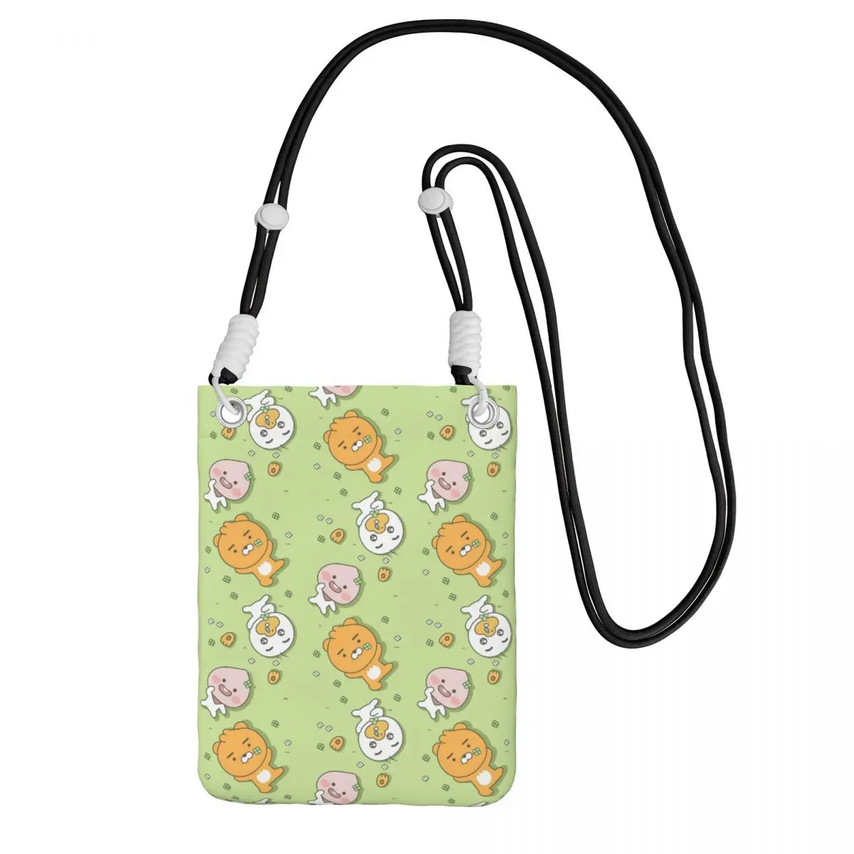 

Custom K-Kakaoed Carry A Mobile Phone Bag Diagonally Women Men Cartoons Shoulder Crossbody Bag Detachable Shoulder Strap