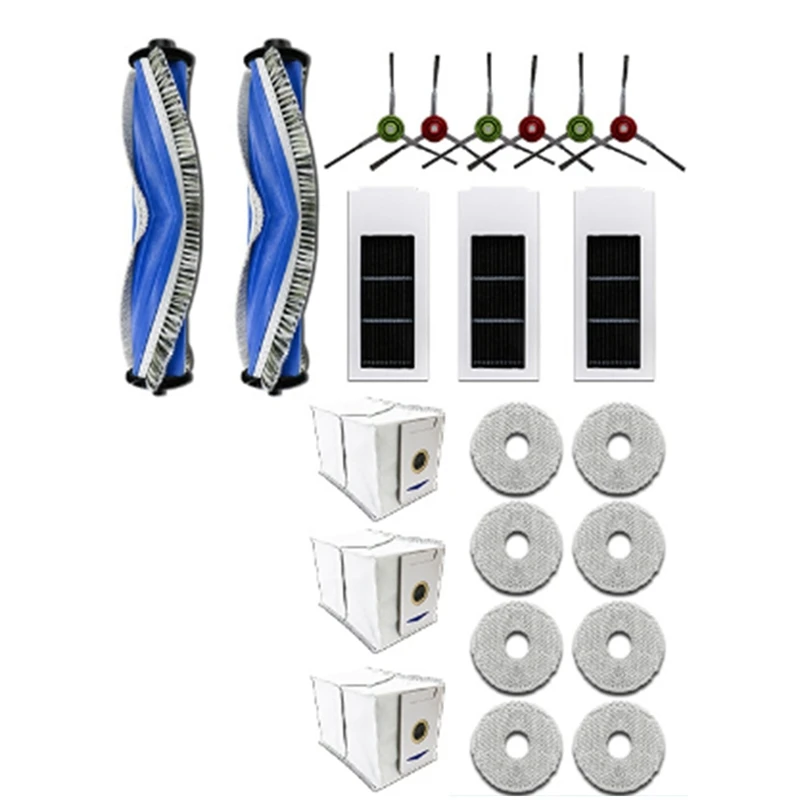 Hoofdzijborstel dweildoek voor Ecovacs T30PRO/T30MAX Accessoires Filterstofzak