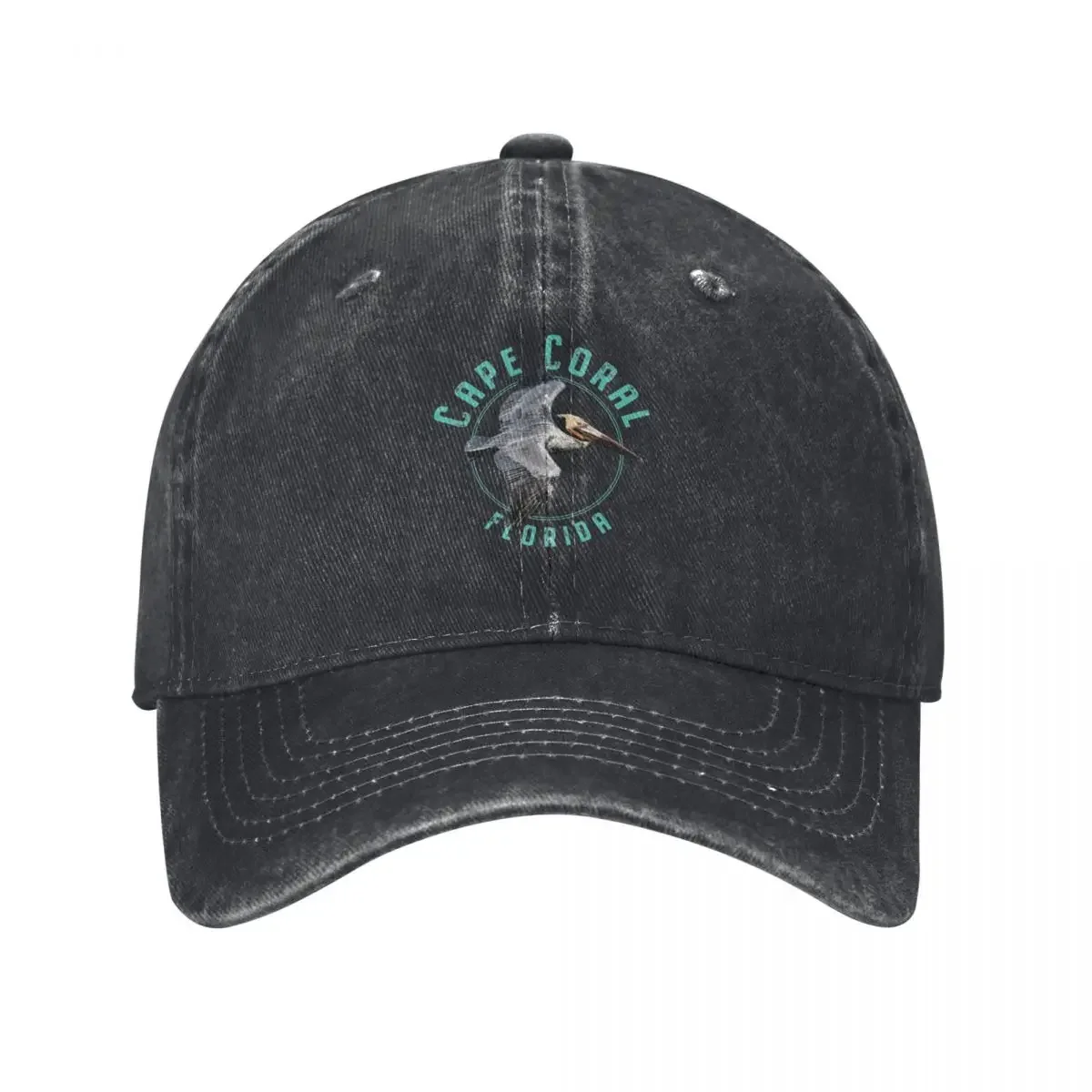 Cape Coral Florida Pelican Design Baseball Cap Luxury Cap Wear beach hat New Hat Female Men's