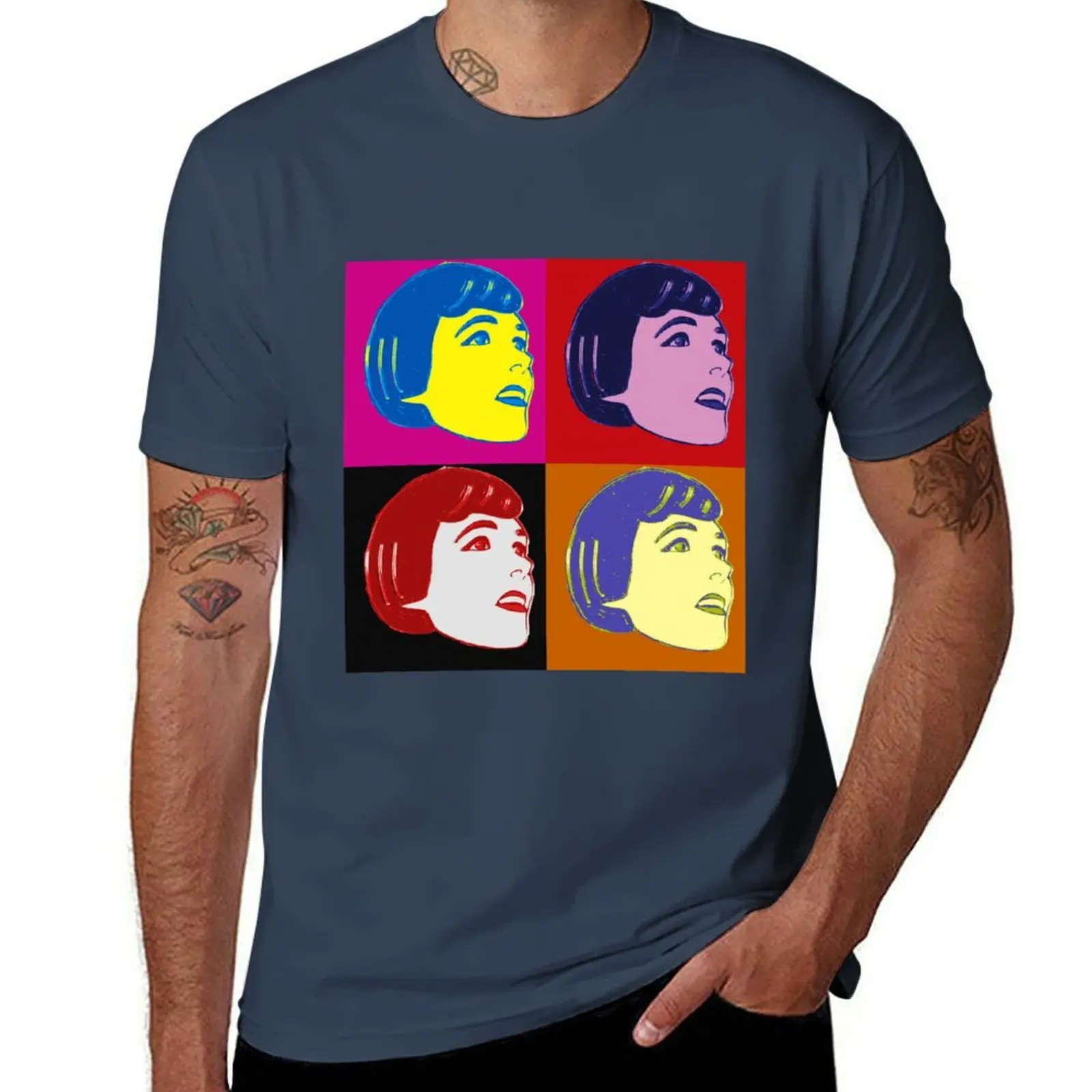 

Julie Andrews Pop Art T-Shirt man t shirts high quality luxury brand cotton t shirts high quality t shirt man designer T-Shirt