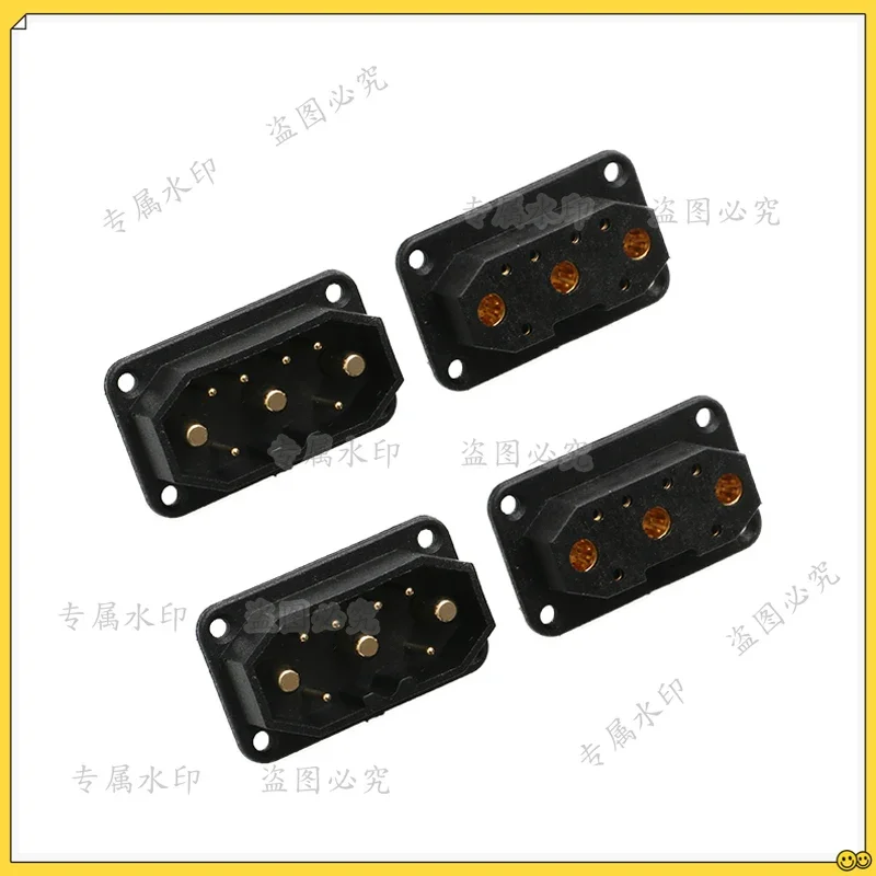 2Pairs 9-Pin Terminal Plug 3+6 Male Female Plug VTOL Servo Quick Release Connector for RC Fixed-wing Aircraft Brushless Motor