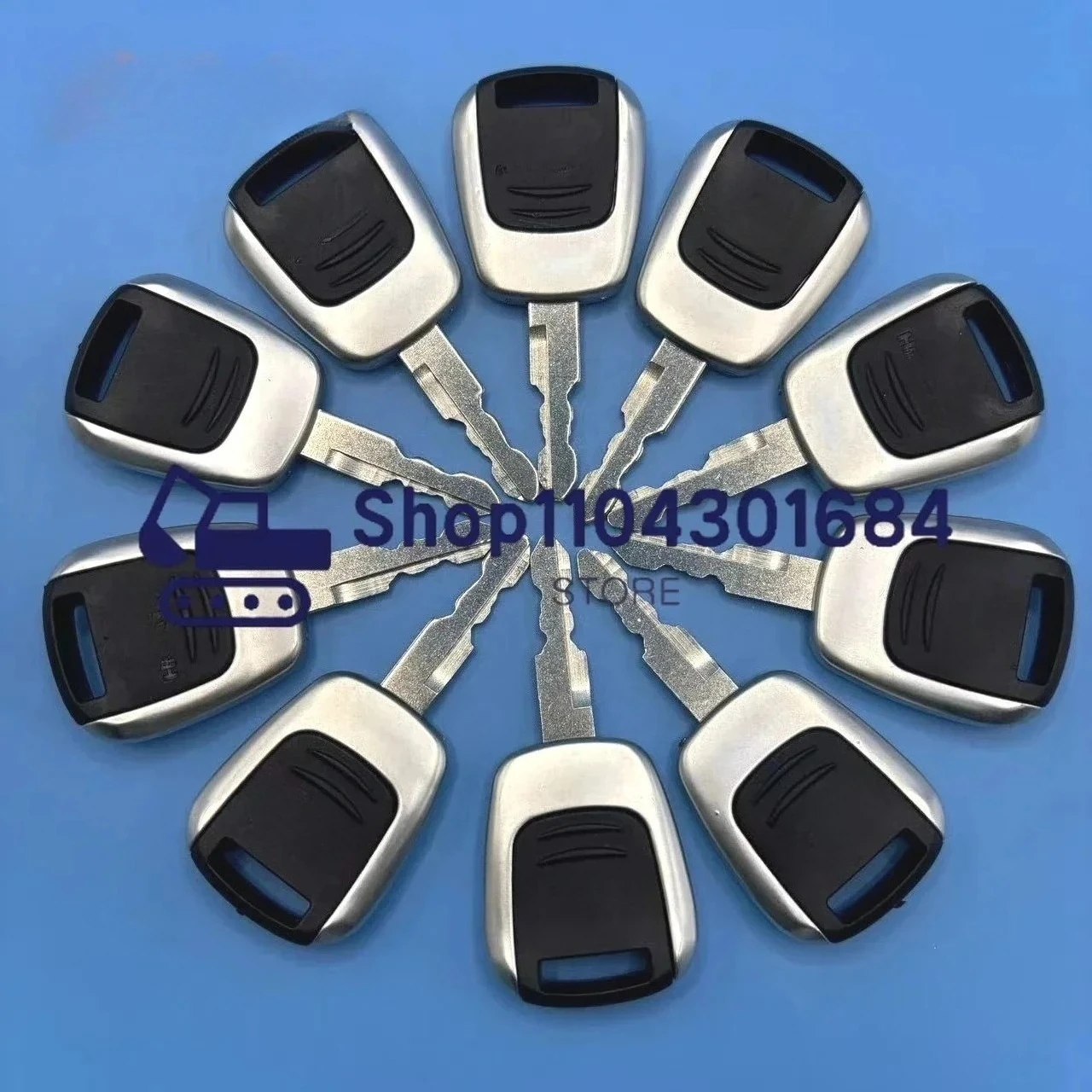 2/5/10/15PCS Modern Excavator 60 / 80 / 150 / 215 / 305-9 Ignition Key 21Q4-00090 Ignition Key for Excavator R200-9 Engine