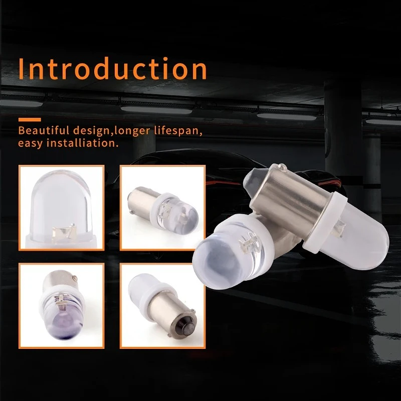 50X BA9S 1893 1895 Bulb DC 6V 6.3V GE 44 47 755 756 Bulbs for Pinball Machine Toy Car Lights 6V 1847 LED Flashlight