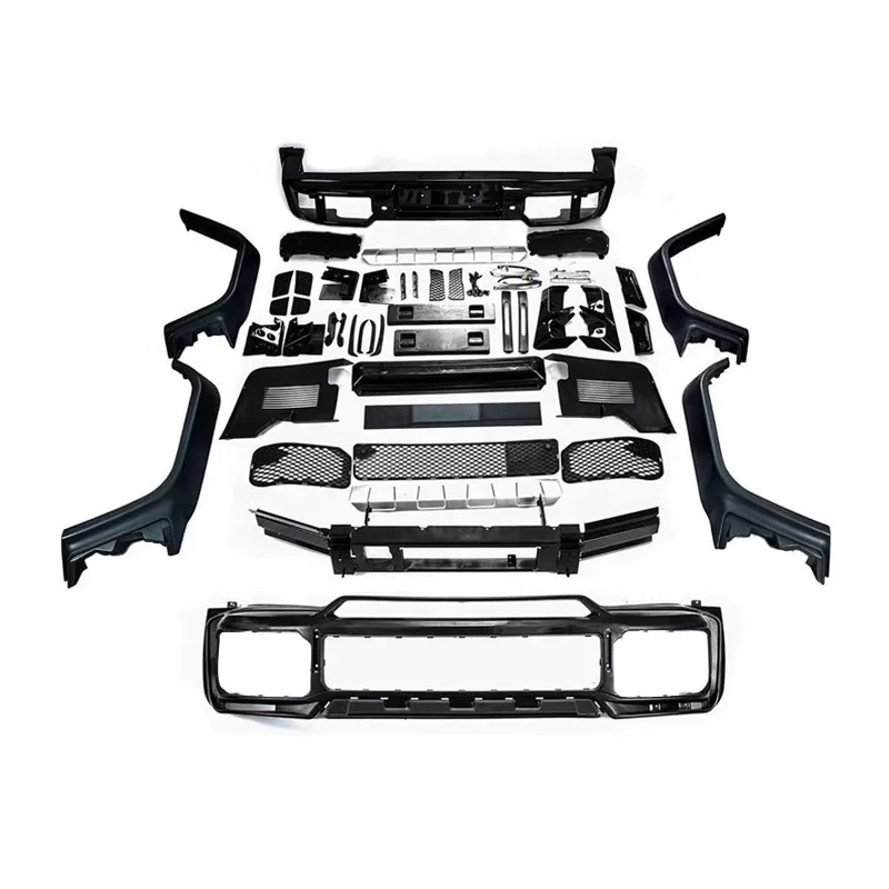 

High Quality Car Bumpers 1:1 For Mercedes benz G Class W463 G500 G55 Upgrade W464 Brabu Style Wide Body Kit W464 G63 Old to New