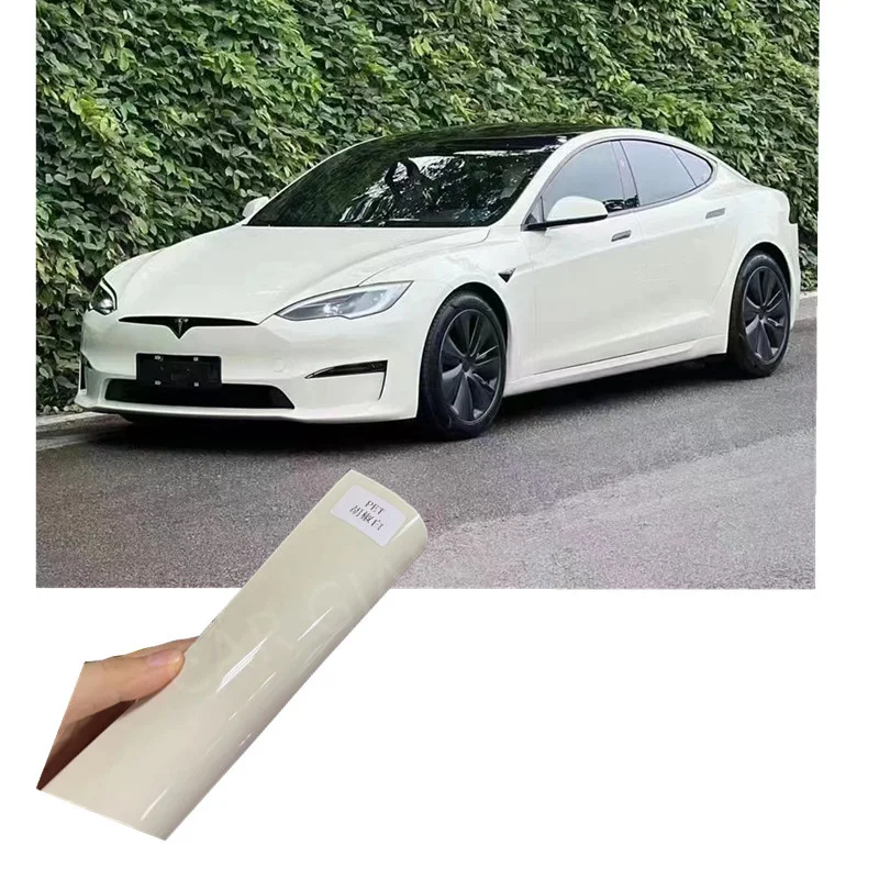 White high gloss vinyl film Automotive plastic wrap Automotive plastic Wrap Quality Ass Vinyl car stickersurance PVC vinyl