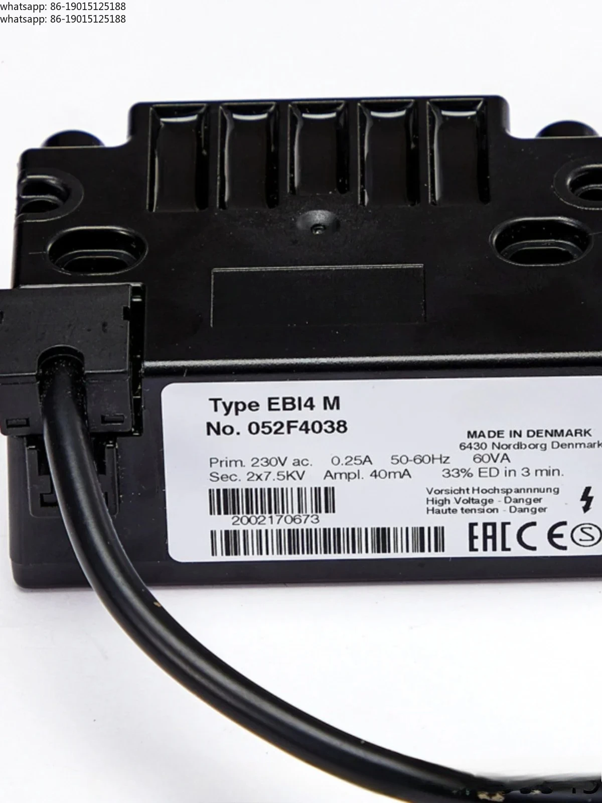 052F0036 052F4038 052F4040 052F4031 Transformer High Voltage Package