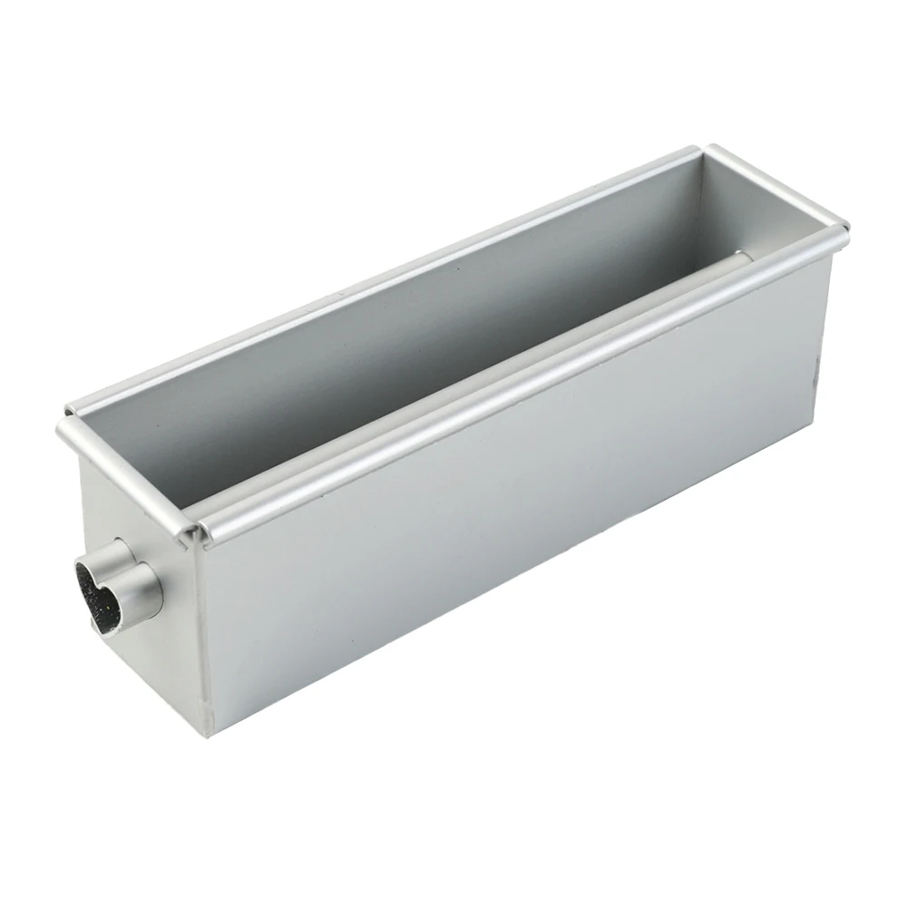 1 Pcs for aluminium Alloy Square Bread Loaf Pan With Center Tube DIY Cake Tools Non-Stick Flowing Heart Cake Bread for mold