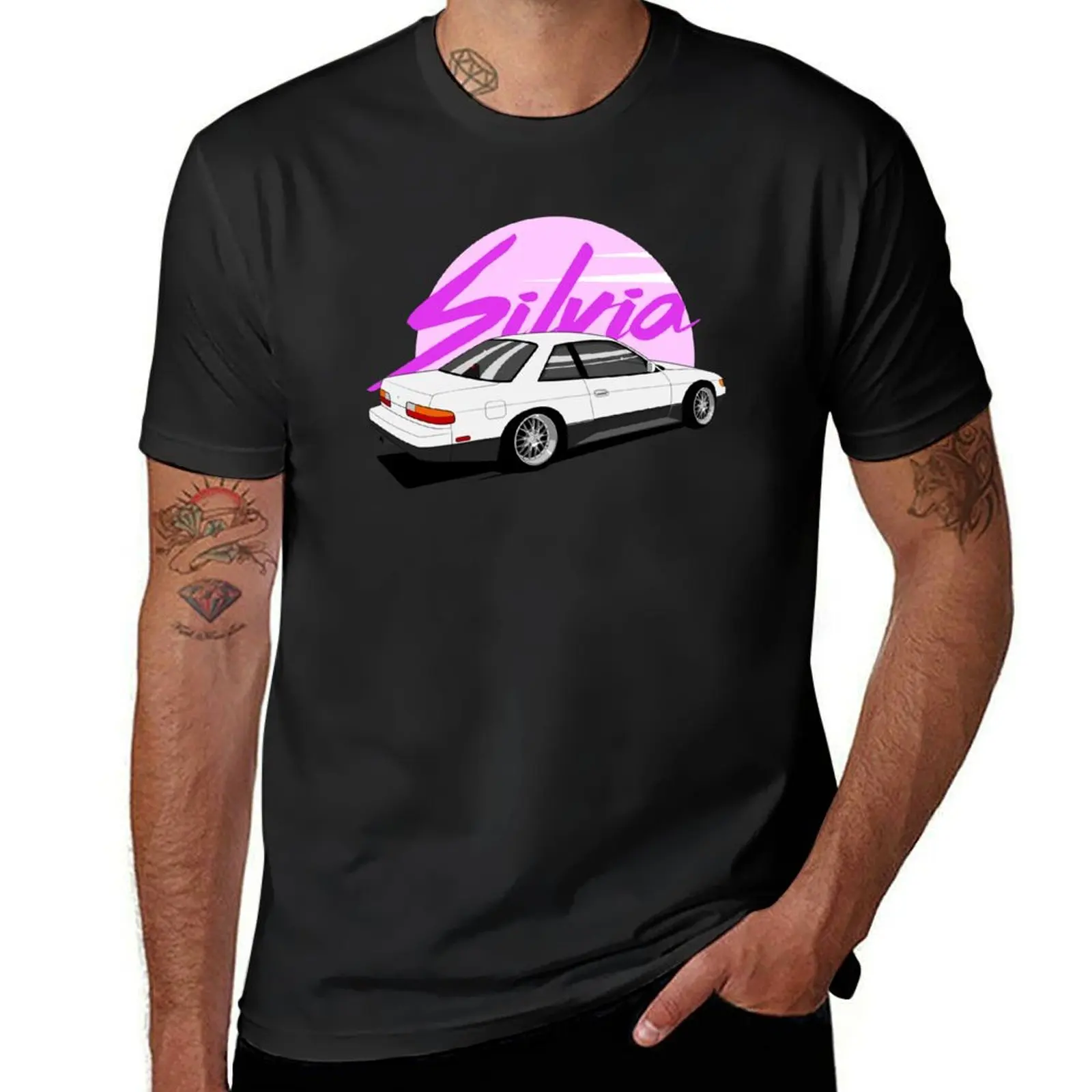 

Silvia S13 Drift King T-Shirt Short sleeve tee Louboutins blue archive basketball graphic tees fitted t shirts for men