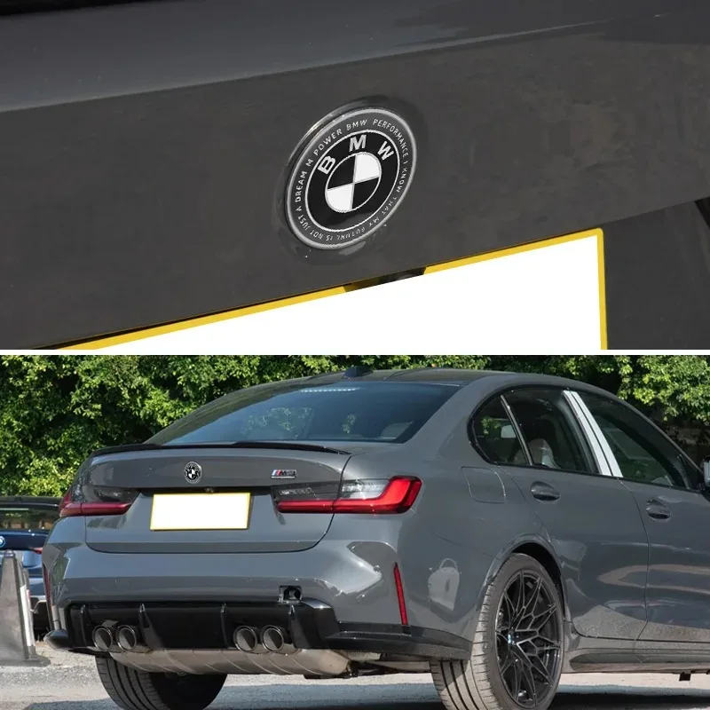 74mm 82mm Car Front Hood Logo Rear Trunk Emblem Badge for BMW E30 E36 E39 E46 E60 E90 X3 X1 X5 X6 M2 M3 M4 G20 G30 Accessories view 3