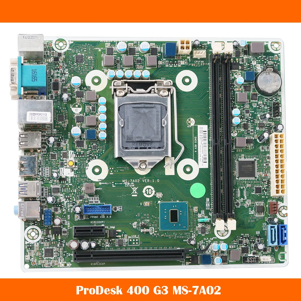 For HP ProDesk 400 G3 SFF Desktop Motherboard MS-7A02 798930-001 799156-001