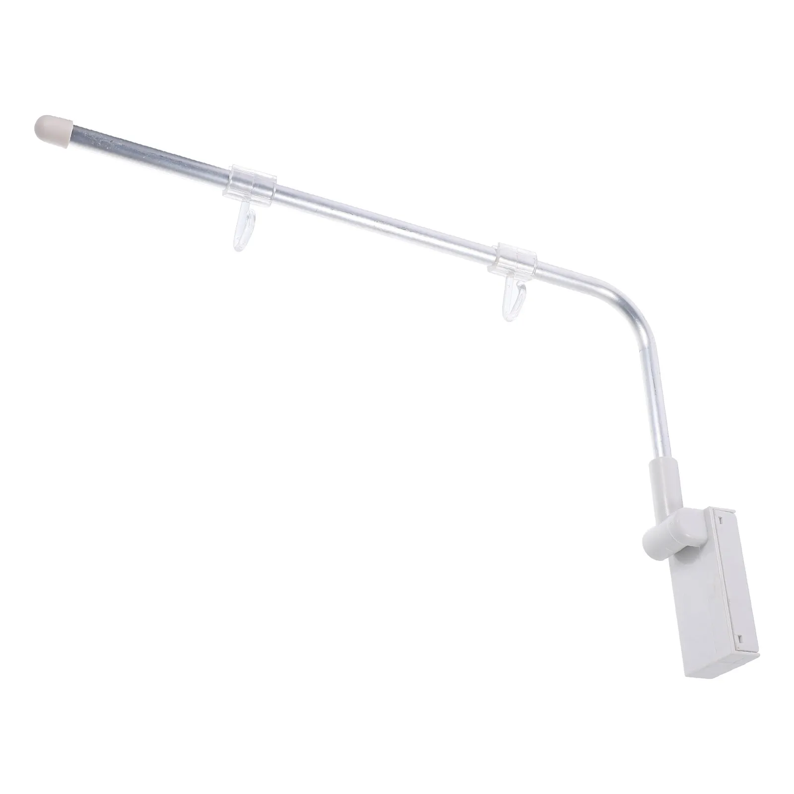 

6 Magnetic Sign Holders for 8.16 Inch Signs 90 Degree Base Acrylic Strip Clear White Portable Shopping Mall Display Stand