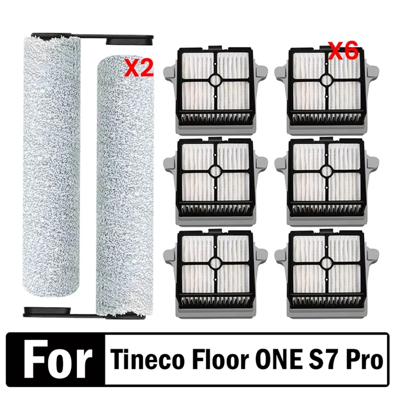 

WCS-For Tineco Floor ONE S7 Pro / S6 Parts Version 1 Cordless Wet Dry Vacuum Cleaner Replacement Parts Roller Brush Filter
