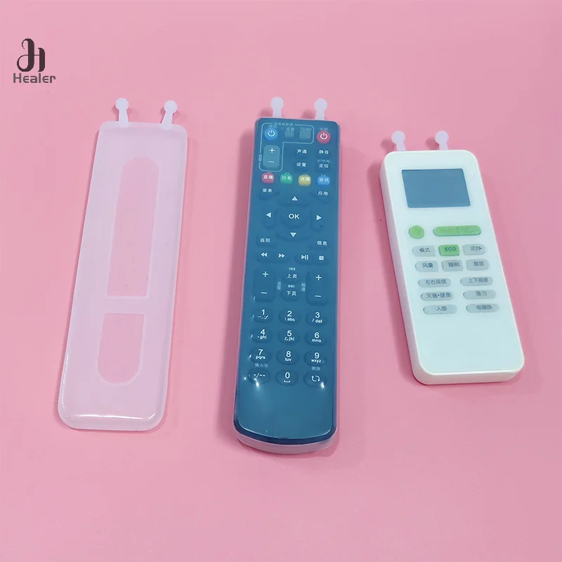 Air Conditioning TV Remote Control Elastic Dust Cover Transparent Silicone Cases Remote Control Protection Shell
