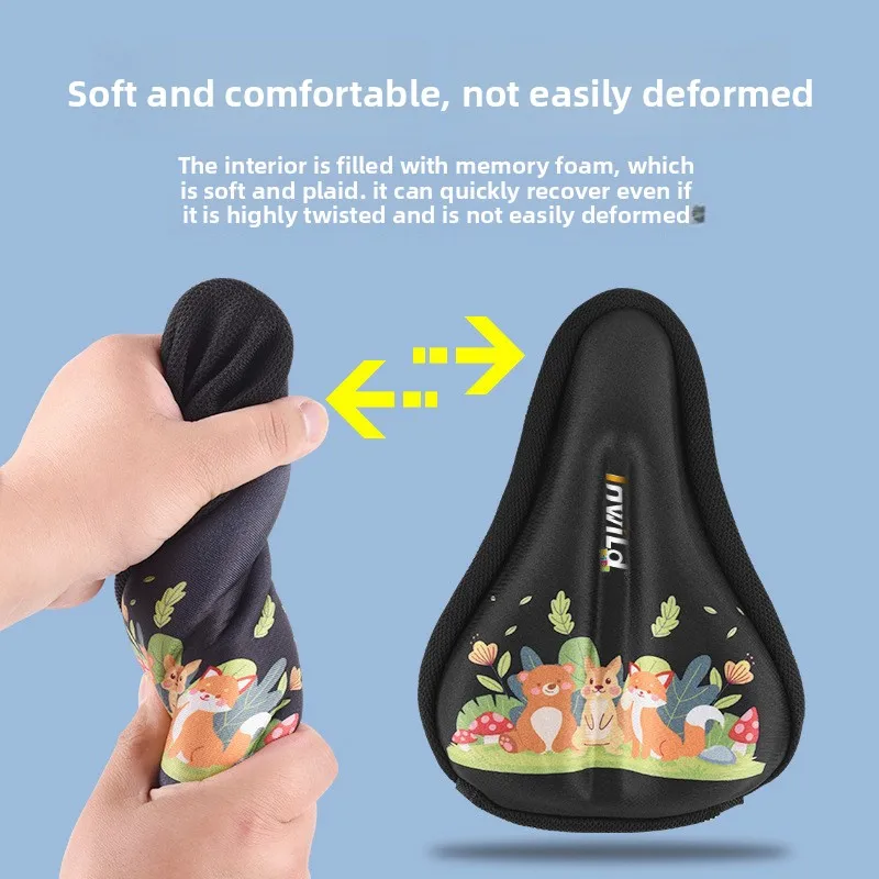Bicycle Cushion Cover Children's Thickened Soft Cushion Balance Car Cushion Cover Cycling Equipment Accessories image 3