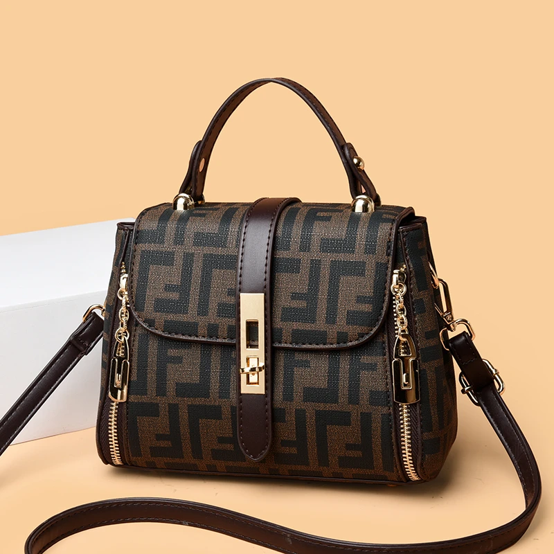 

Высококачественная женская сумка через плечо, роскошная брендовая кожаная сумка на плечо, стильная женская сумка-мессенджер, модная дорожная сумка