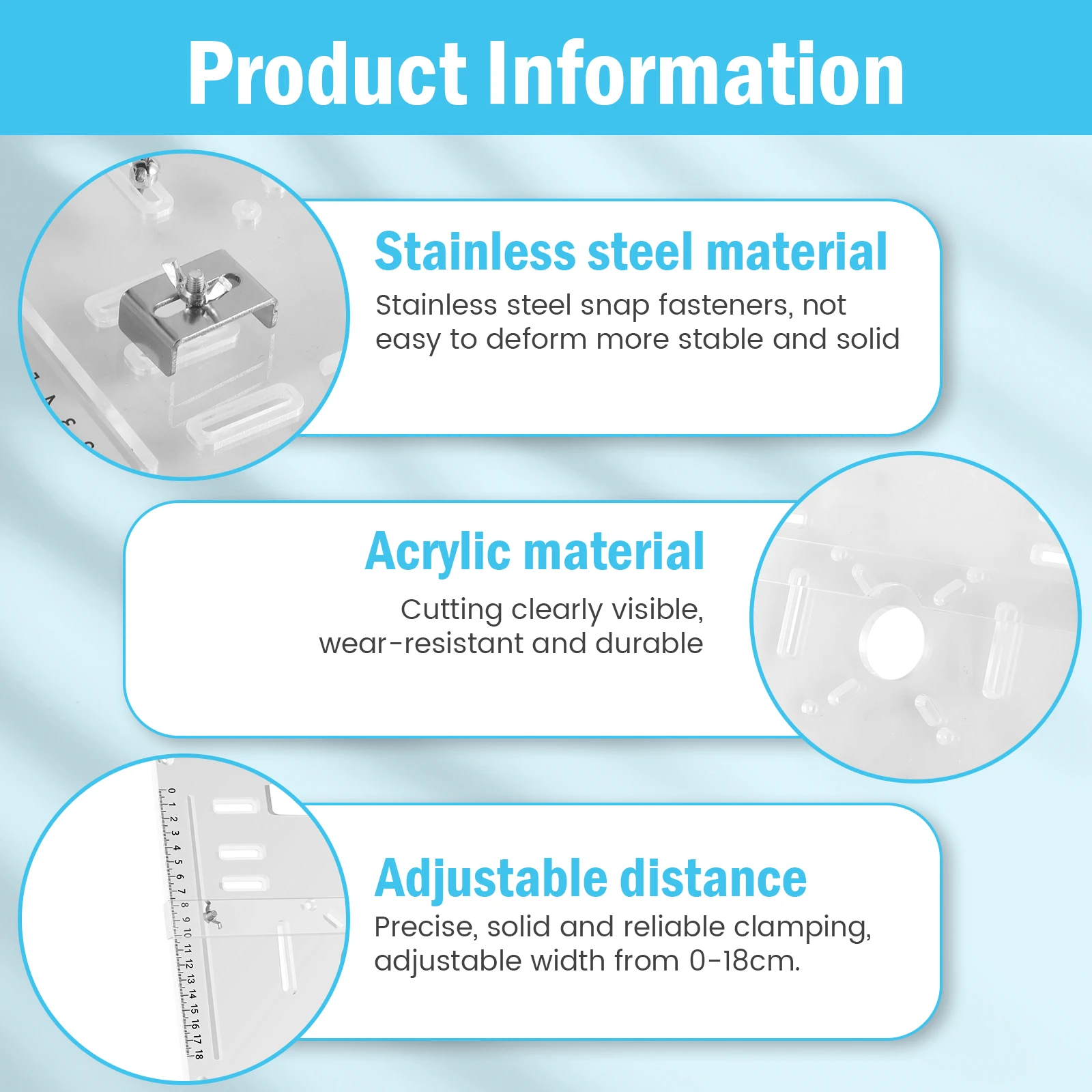 Acrylic Transparent Router Table Insert Plate Woodworking Benches Woodworking Trimmer Electric Wood Milling Flip Plate