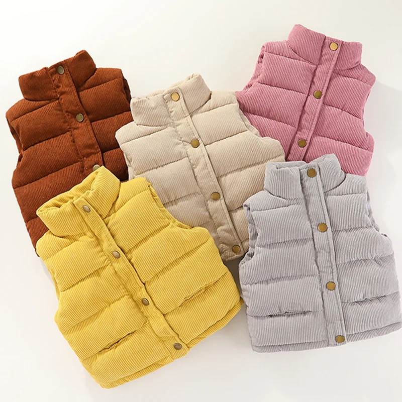 Детский вельветовый жилет на Возраст 3-8 лет