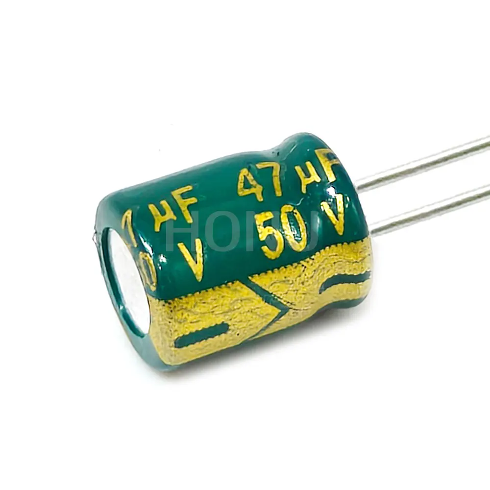 20PCS 50V47uf 6x7mm Aluminum Electrolytic Capacitor 47uf50v 50v 47uf 50V 47mf 50vdc 47MFD 50v47mf 47mf50v ±20%