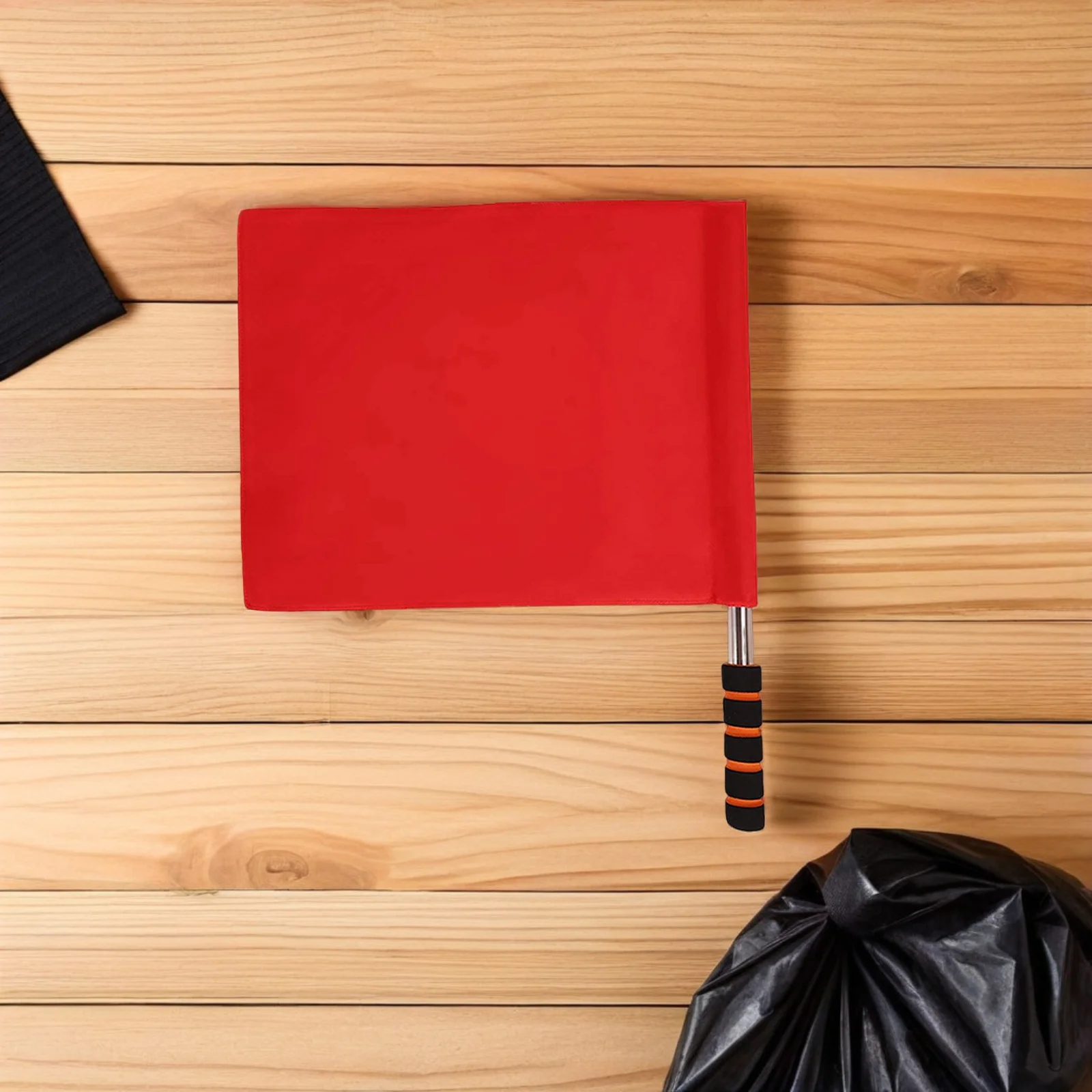 

7Pcs Sports Referee Flags Lightweight Durable High Visibility Standard Size for Soccer Football Volleyball Signal Hand Flags