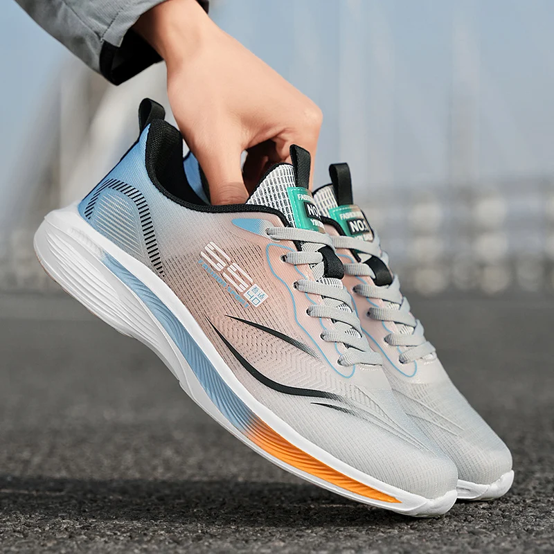 

Уличные мужские кроссовки, дышащие легкие повседневные кроссовки, удобные спортивные кроссовки, противоскользящая спортивная обувь