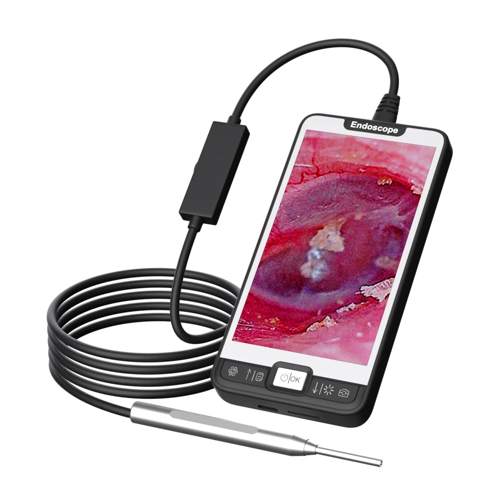 5Inch 3.9mm 720P EarPick Endoscope Camera Ear Wax Removal Otoscope Inspection Earscope Cleaner Ear Camera