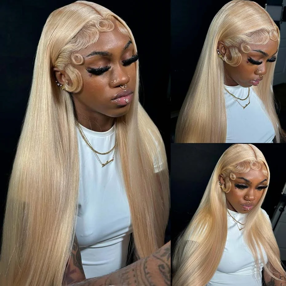 

300 Density 613 Hd Lace Frontal Wig 13x4 13x6 360 Blonde Lace Front Human Hair Wigs For Women Preplucked Brazilian Straight Hair